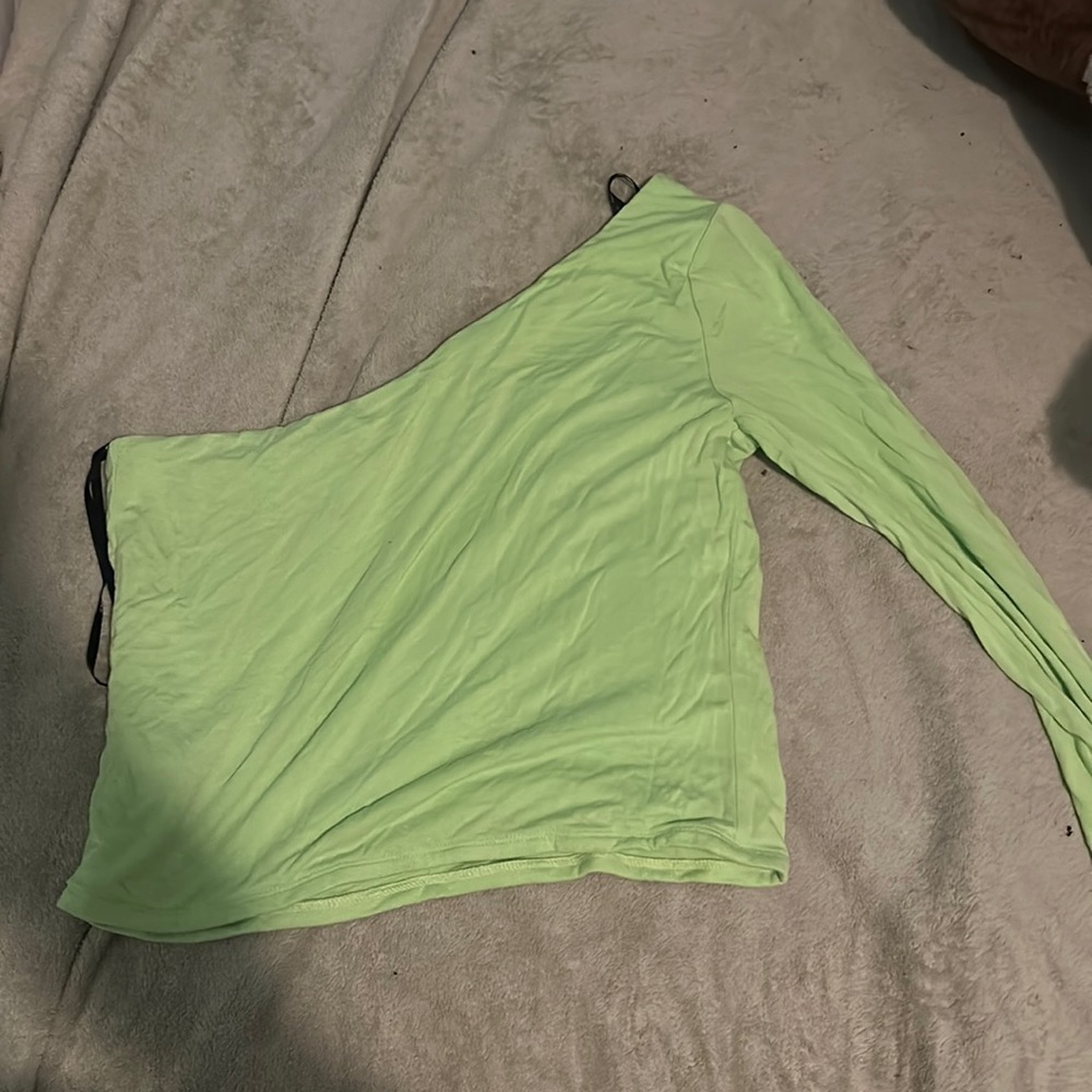 forever 21, us size L, neon green